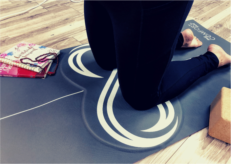Cushioned yoga mat